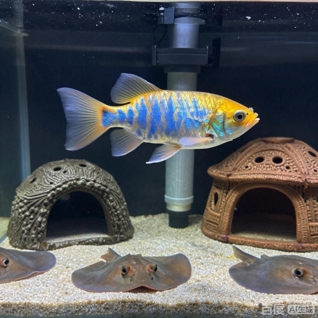 金頭藍(lán)底過背金龍魚混養(yǎng)案例，金頭藍(lán)底過背金龍魚混養(yǎng)案例,如何判斷金龍魚是否健康？