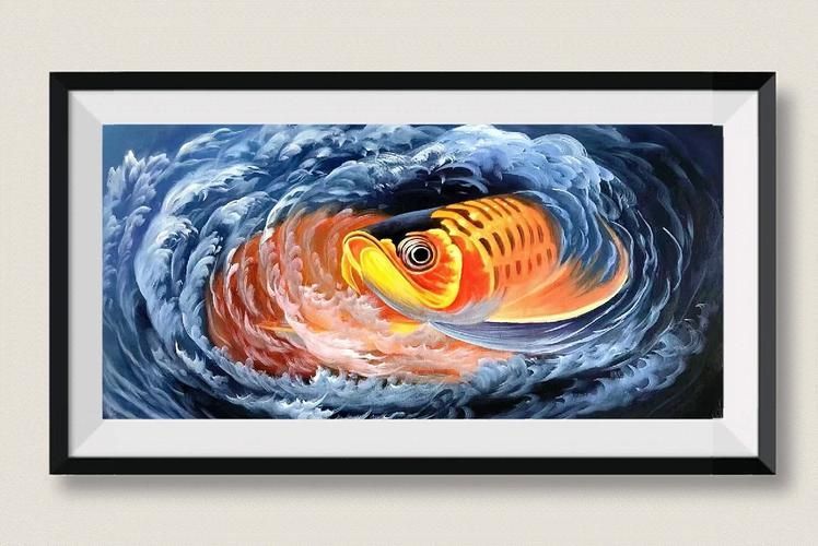 如何區分不同風格的金龍魚油畫，如何區分金龍魚油畫