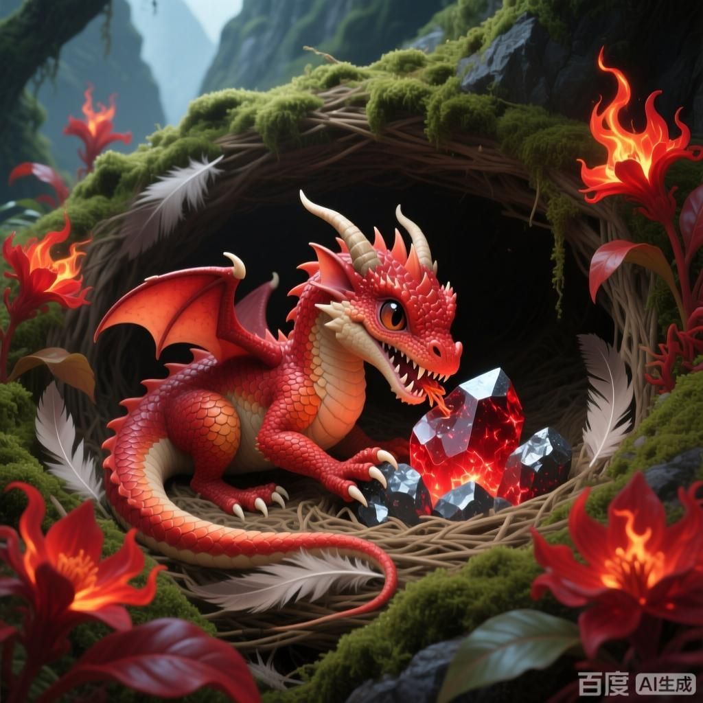 請添加一些關于紅龍的生態學知識，紅龍生態學插畫