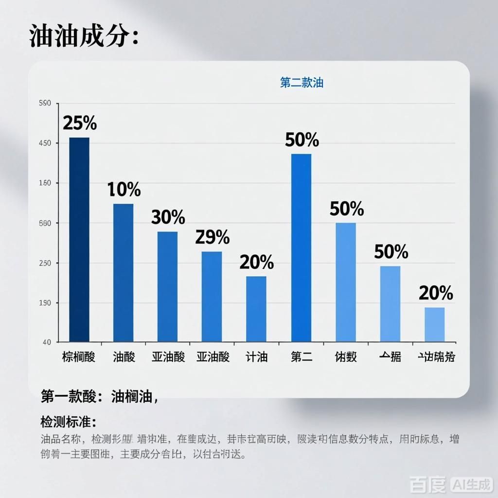 能否給出兩款油的詳細成分對比，兩款油的成分對比