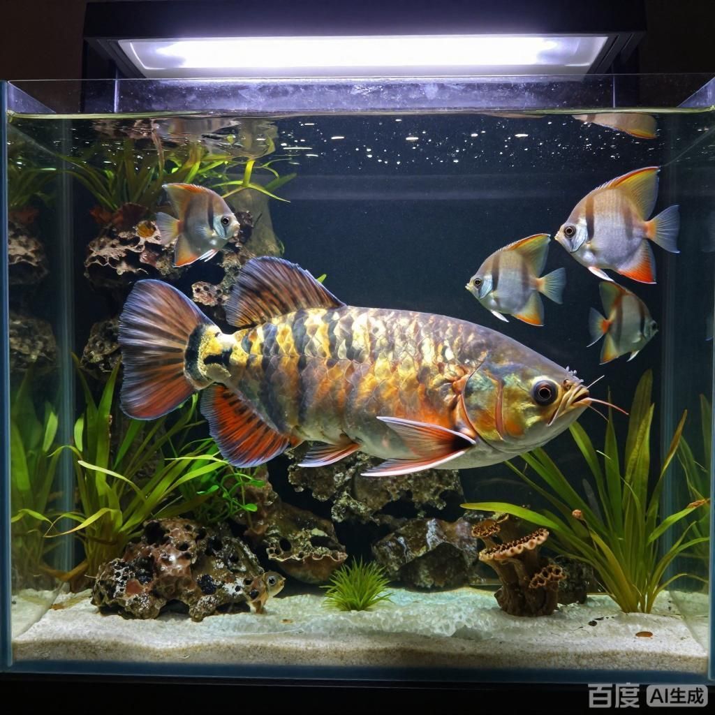 招財龍魚混養(yǎng)有哪些成功案例，招財龍魚混養(yǎng)成功案例