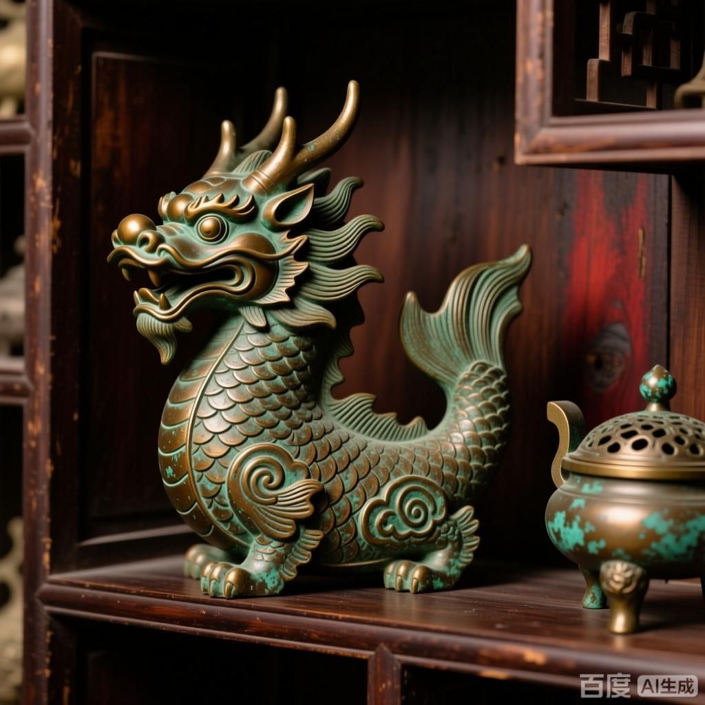 能否提供更多風格的龍頭魚擺件，能否提供更多現代簡約風格的龍頭魚擺件