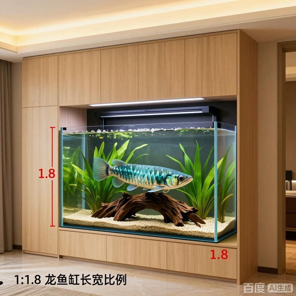 龍魚缸寬度與長度的最佳比例，龍魚缸寬度與長度的比例應(yīng)基于幾個關(guān)鍵因素以及個人審美偏好