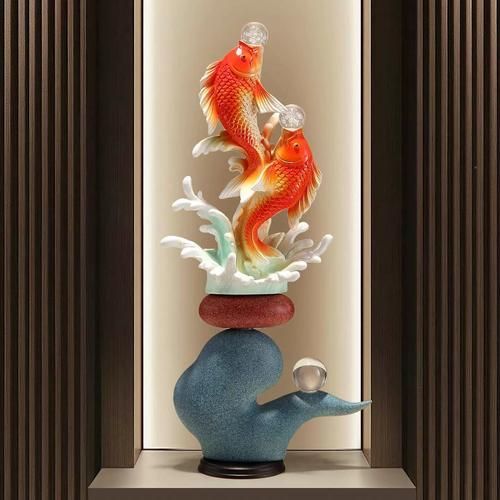能推薦幾款招財的魚擺件嗎