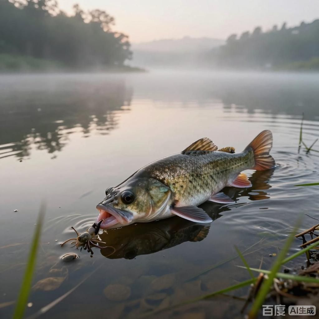 鱖魚的生活習(xí)性，四張鱖魚主題插畫，展現(xiàn)鱖魚的生活習(xí)性，兼具科普性與觀賞性