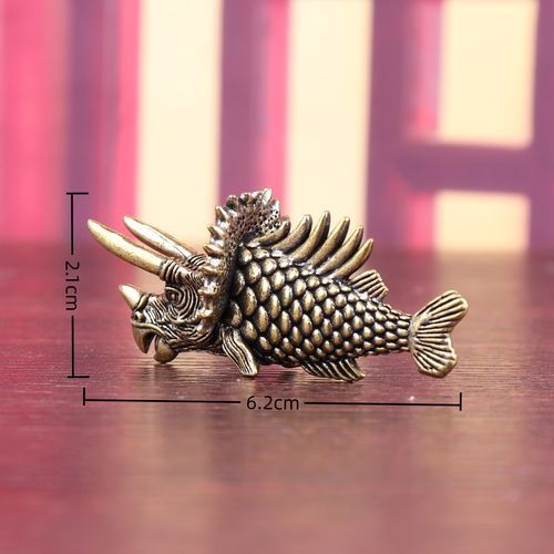 能否提供更多龍頭魚擺件的圖片，龍頭魚擺件有哪些尺寸