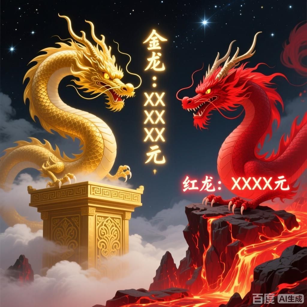 金龍與紅龍的價格比較，金龍與紅龍哪個更有收藏價值，金龍和紅龍哪個更有收藏價值
