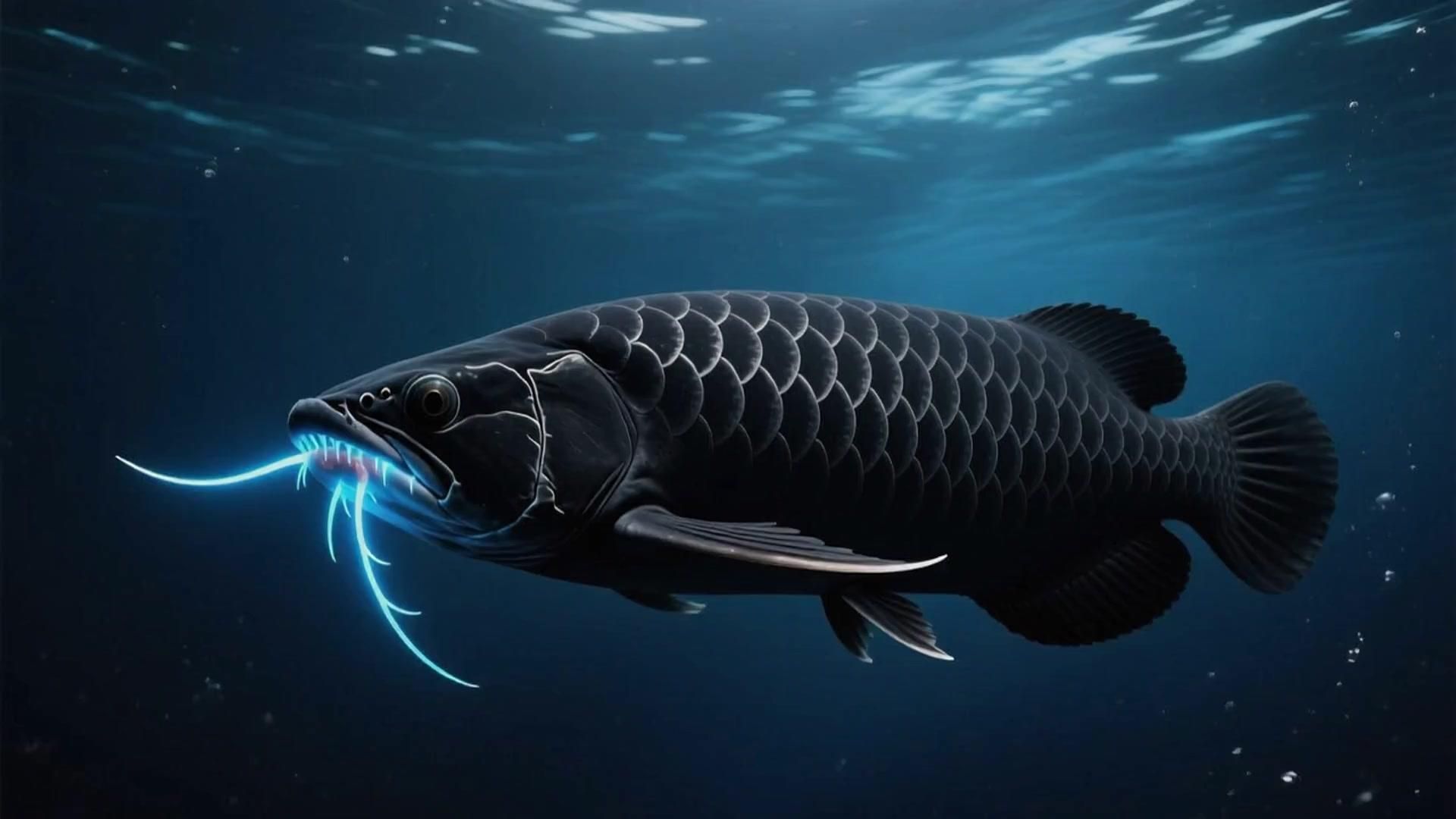 龍魚在黑暗中會怎么樣？，深海龍魚在黑暗中不僅不會“怕黑”，反而如魚得水