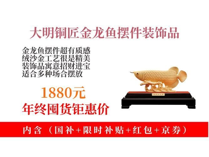 給我推薦幾款高端龍魚擺件，高端龍魚擺件