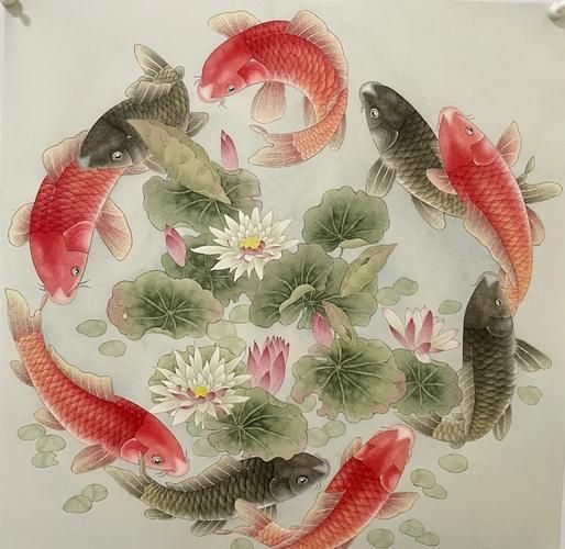 如何選擇適合的九龍魚風(fēng)水畫？，九龍魚風(fēng)水畫如何選擇