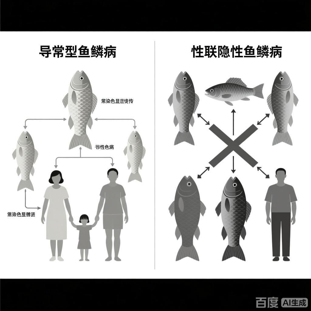 哪種類型的魚鱗病遺傳風險最高，魚鱗病的遺傳風險
