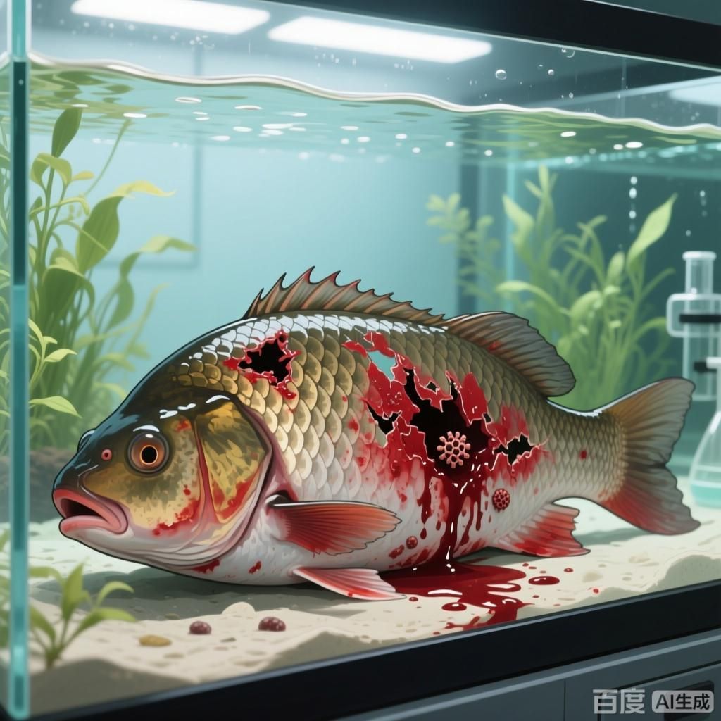 魚(yú)細(xì)菌感染的6大表現(xiàn)，魚(yú)細(xì)菌感染的6大表現(xiàn),4張科普插畫(huà)，以清晰直觀(guān)的畫(huà)面呈現(xiàn)魚(yú)類(lèi)細(xì)菌感染的不同癥狀
