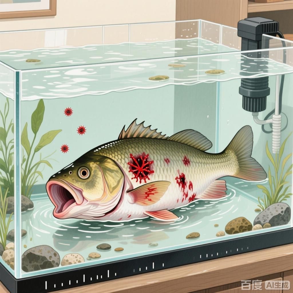魚(yú)細(xì)菌感染的6大表現(xiàn)，魚(yú)細(xì)菌感染的6大表現(xiàn),4張科普插畫(huà)，以清晰直觀(guān)的畫(huà)面呈現(xiàn)魚(yú)類(lèi)細(xì)菌感染的不同癥狀