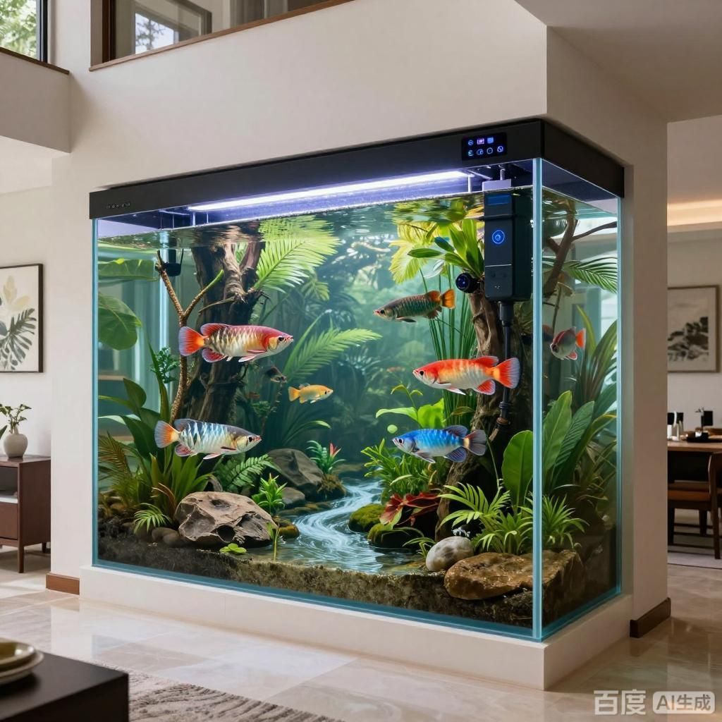 定制龍魚魚缸一般多少錢？，彩鰈（cuidie）定制龍魚魚缸價(jià)格因素