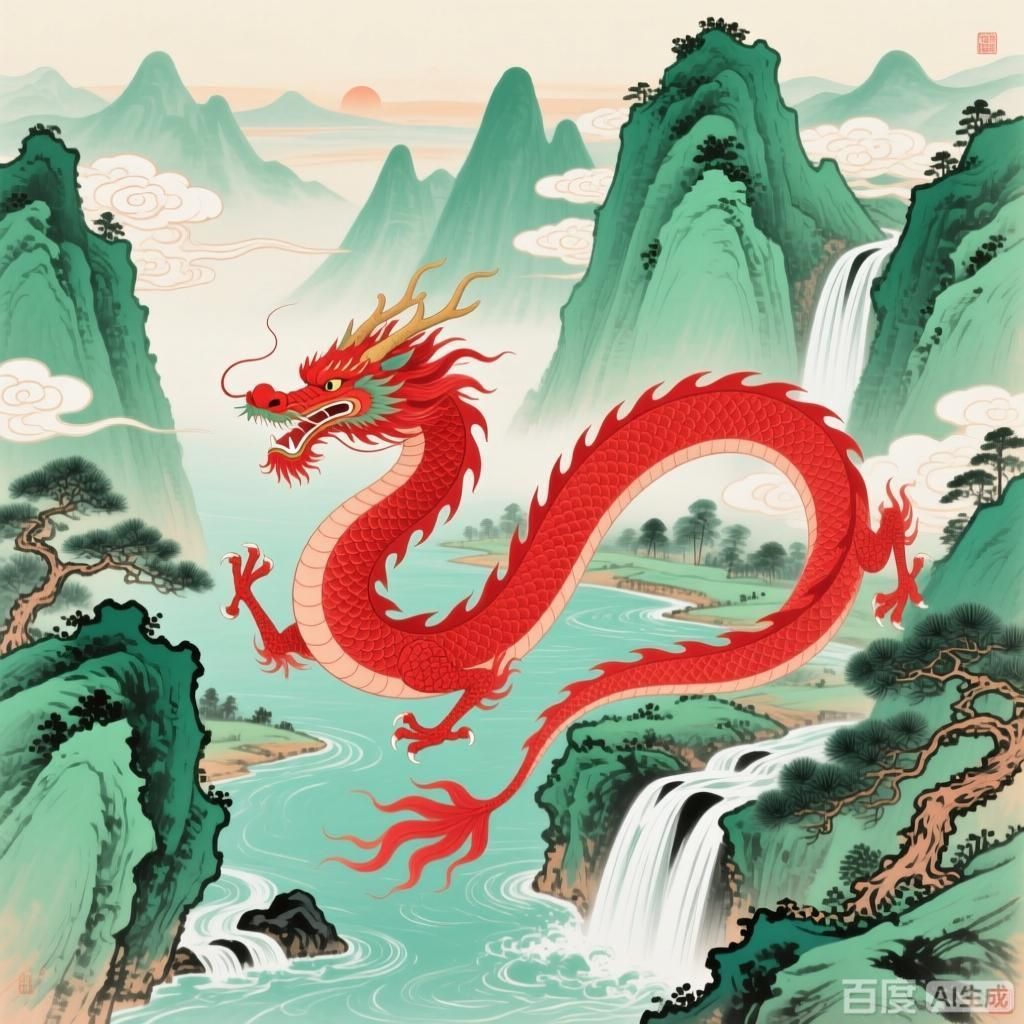 紅龍?jiān)谥腥A文化中的具體象征意義，紅龍?jiān)谥腥A文化中有什么象征意義