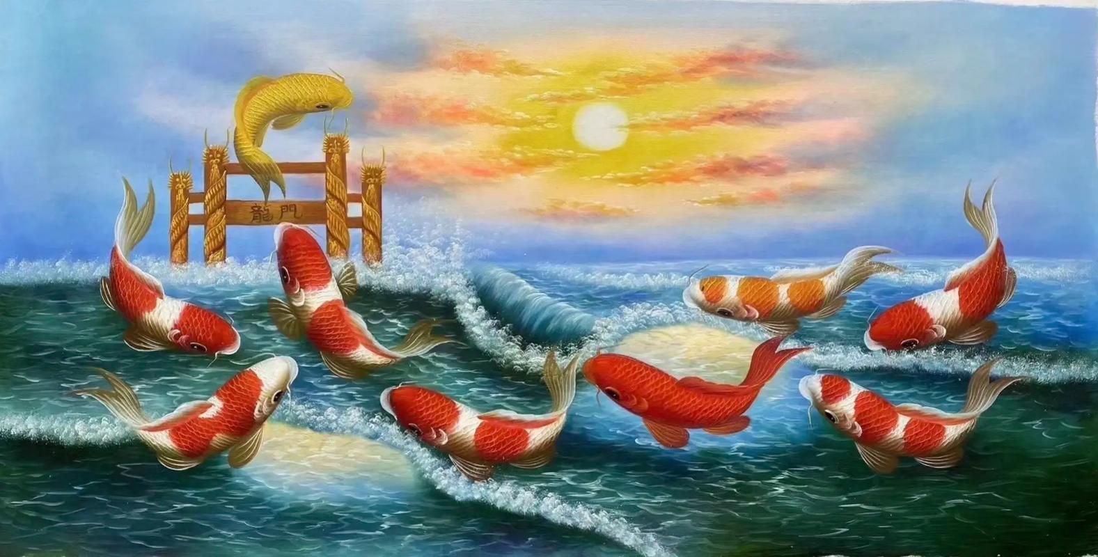 請提供十大風水魚的詳細圖片，十大風水魚中哪種最招財