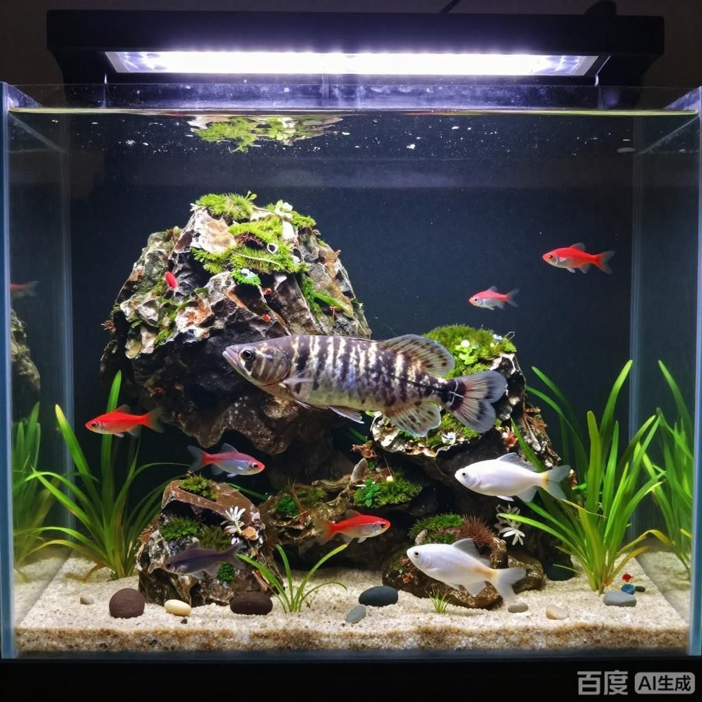 雷龍和招財貓混養需要多大的魚缸，雷龍和招財貓混養需要多大的魚缸雷龍和招財貓魚混養需要哪些條件
