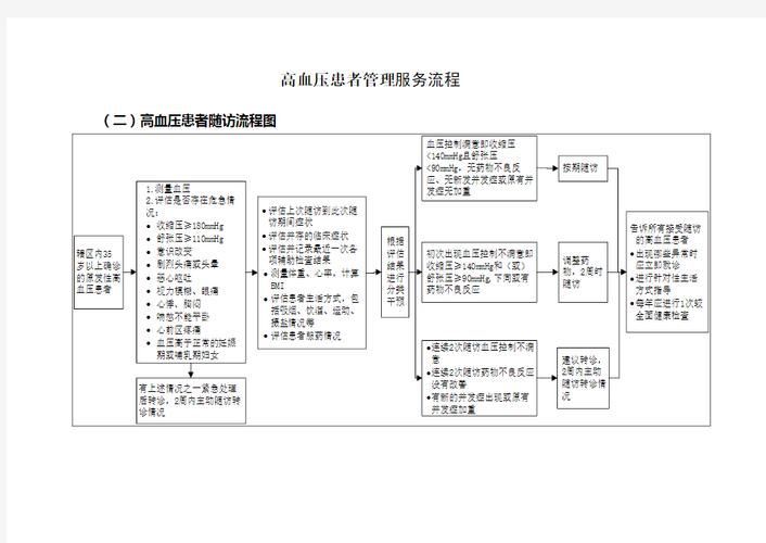 能否提供高血壓治療的詳細(xì)流程圖