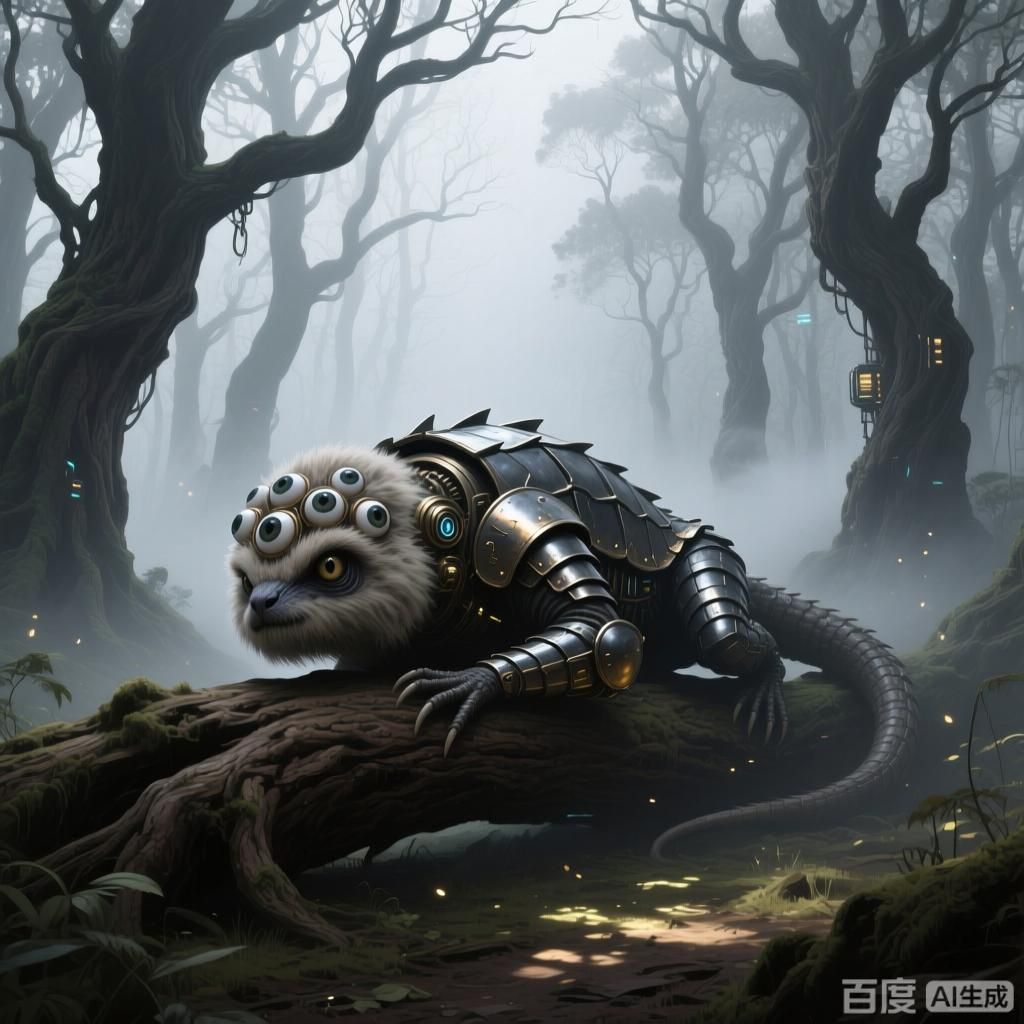 能否提供更多關于這些不明生物的信息，不明生物插畫