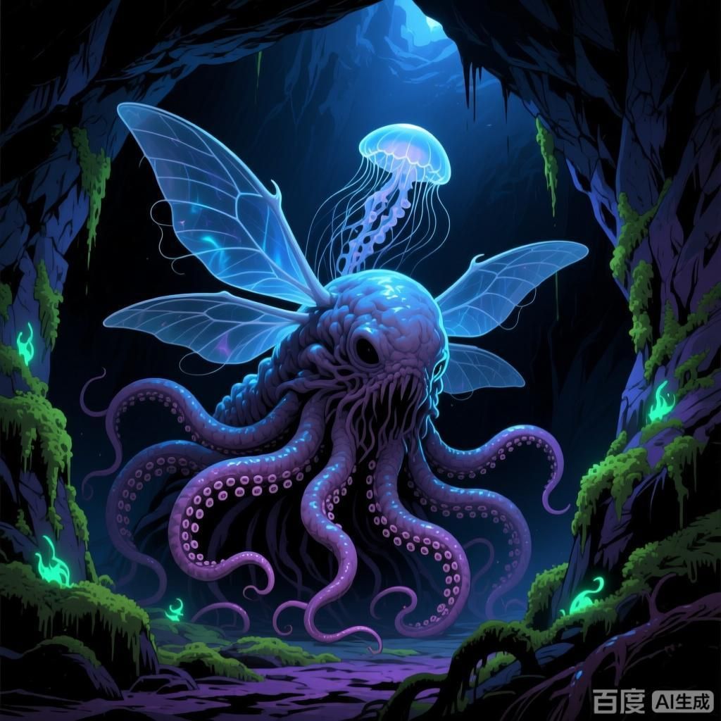 能否提供更多關于這些不明生物的信息，不明生物插畫
