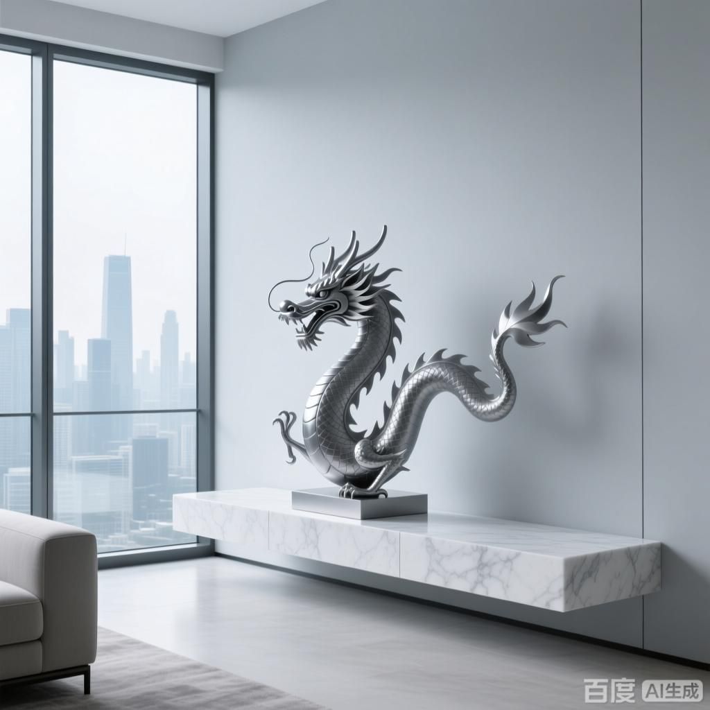 推薦一些現代感強的龍擺件，現代感強的龍擺件