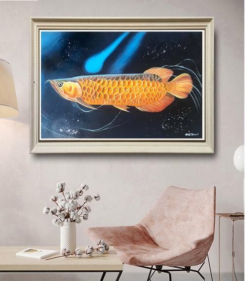 有哪些著名的油畫金龍魚作品，著名油畫金龍魚作品