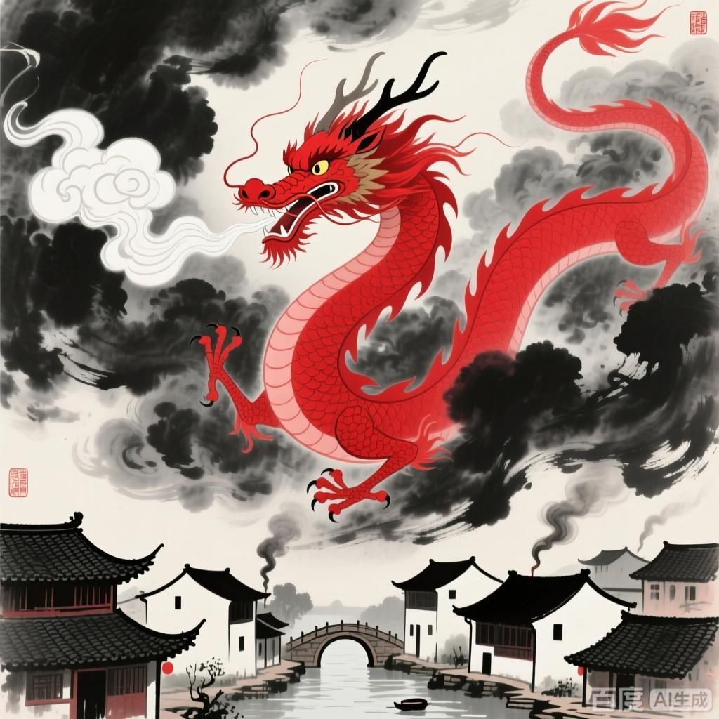 能否詳解紅龍在東方文化中的象征，紅龍在東方文化中的象征