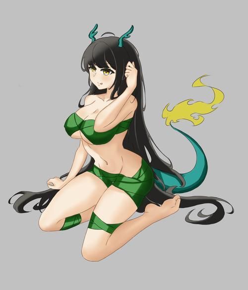 有哪些龍娘肚子膨脹的圖片，祥龍魚場的龍娘肚子膨脹之謎