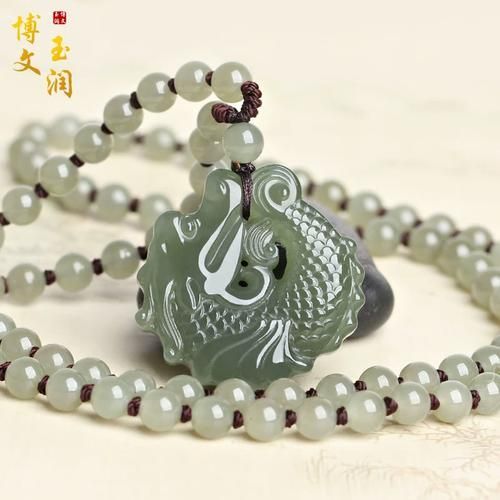 和田玉龍魚有哪些款式可選，和田玉龍魚吊墜