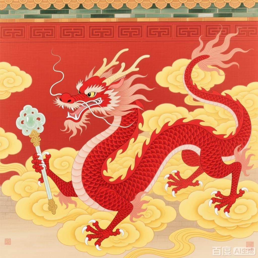 詳細解釋紅龍在中華文化中的象征意義，紅龍在中華文化中具有豐富的象征意義，紅龍在中華文化中的象征意義