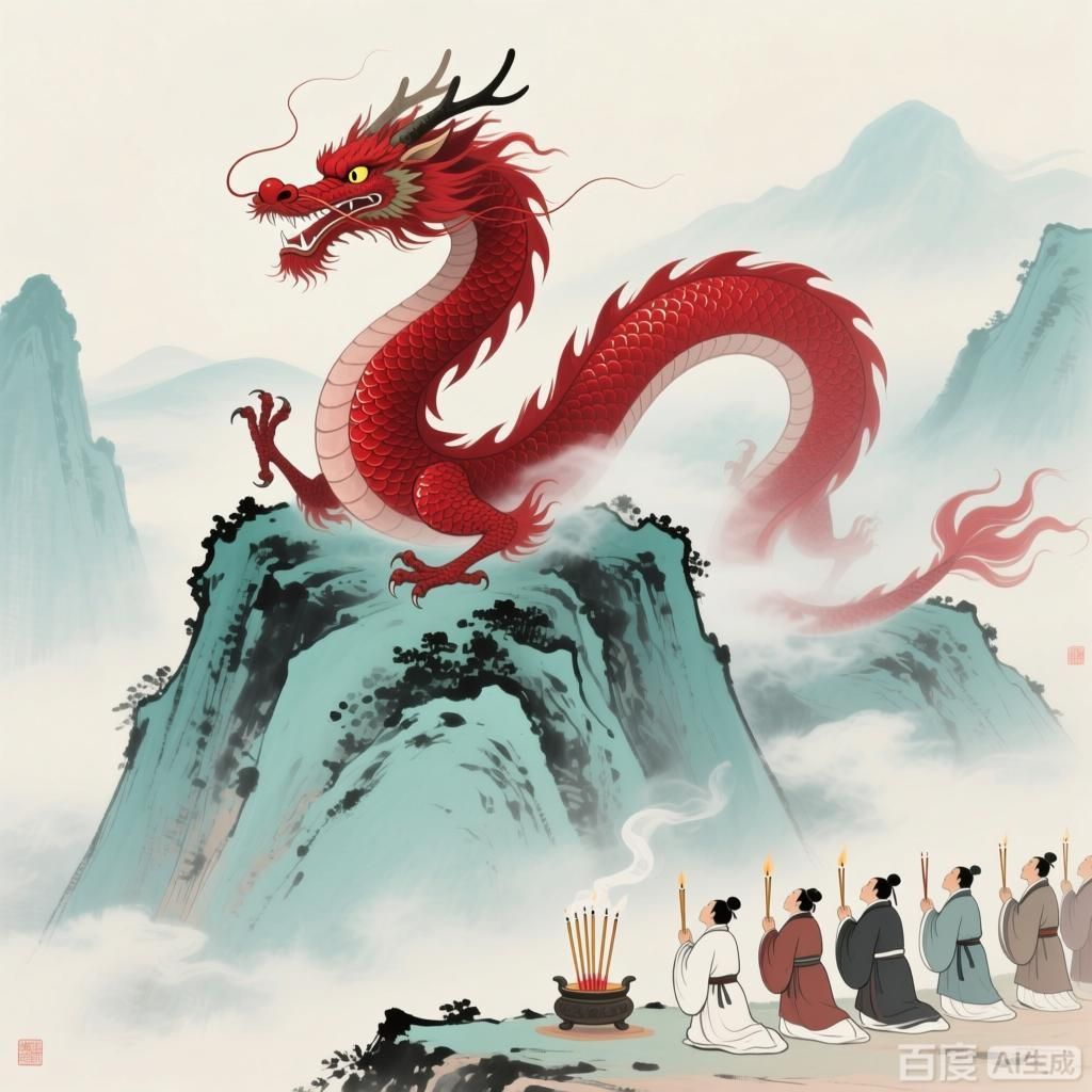 詳細解釋紅龍在中華文化中的象征意義，紅龍在中華文化中具有豐富的象征意義，紅龍在中華文化中的象征意義
