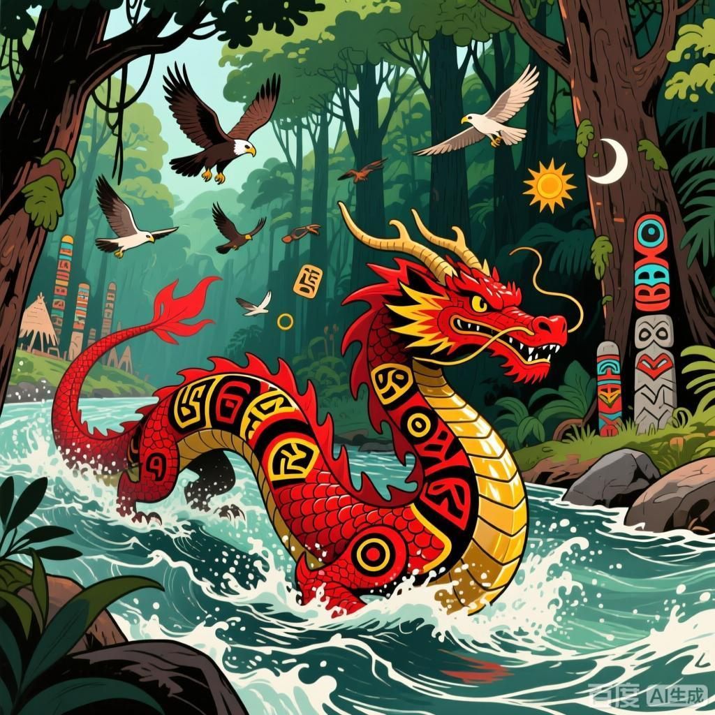 紅龍傳說(shuō)在哪些文化中都有，紅龍傳說(shuō)在不同文化中有著廣泛的傳播