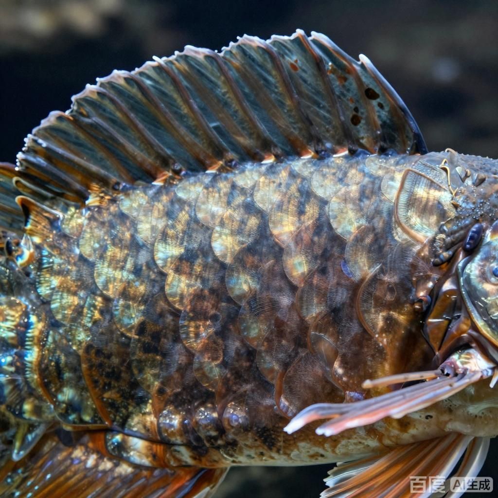 能否提供更多關于龍魚背上鱗片微翹的信息，龍魚背上鱗片微翹有何寓意