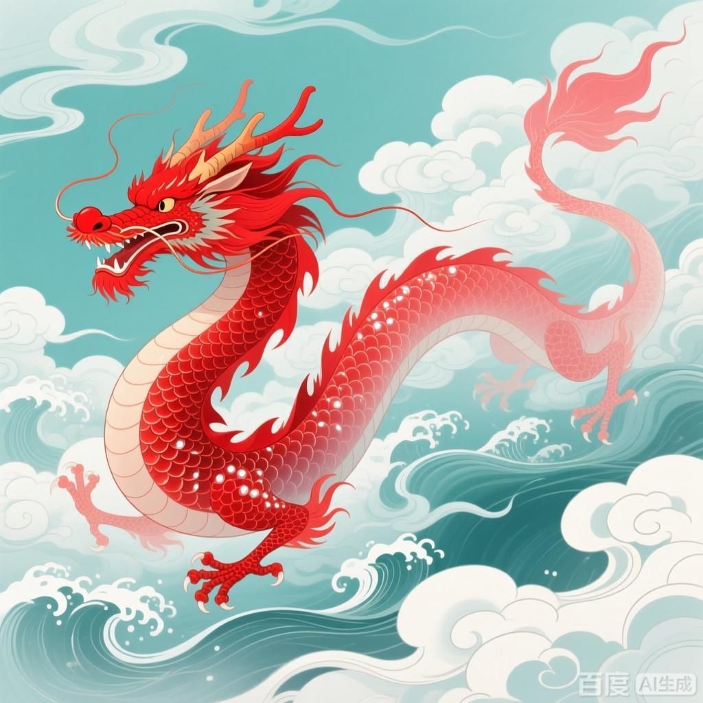給我一些紅龍顏色漸變的實例