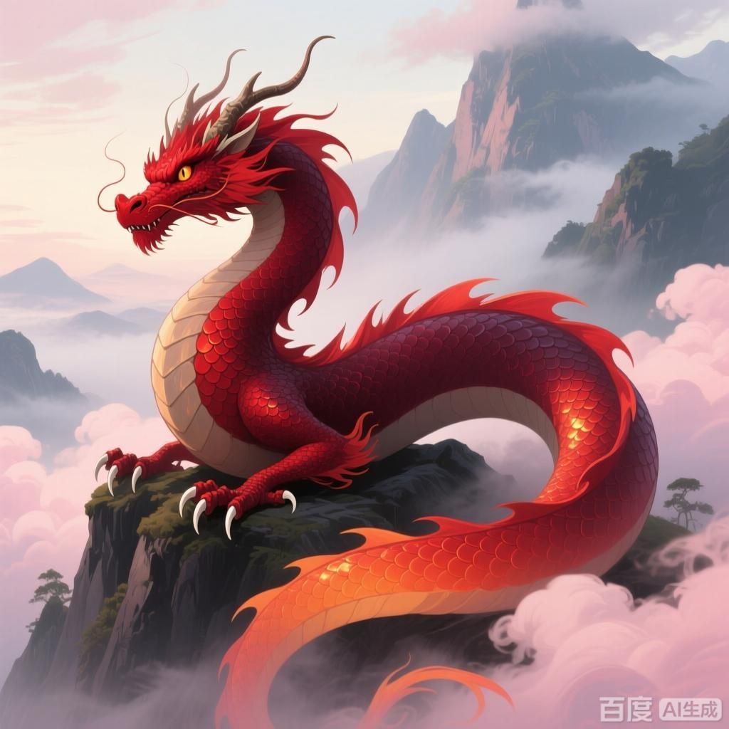 給我一些紅龍顏色漸變的實例