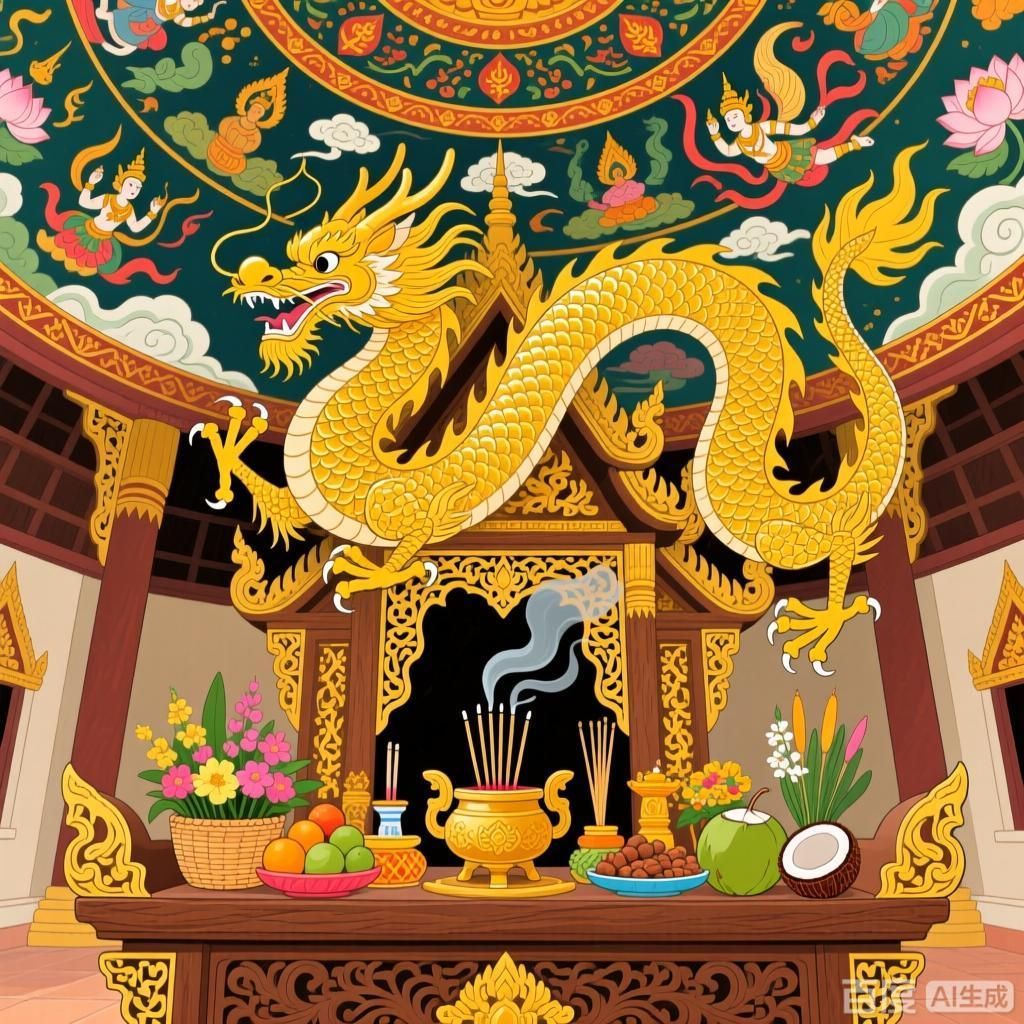 過背金龍在東南亞文化中的神圣地位，過背金龍在東南亞文化中的神圣地位展開