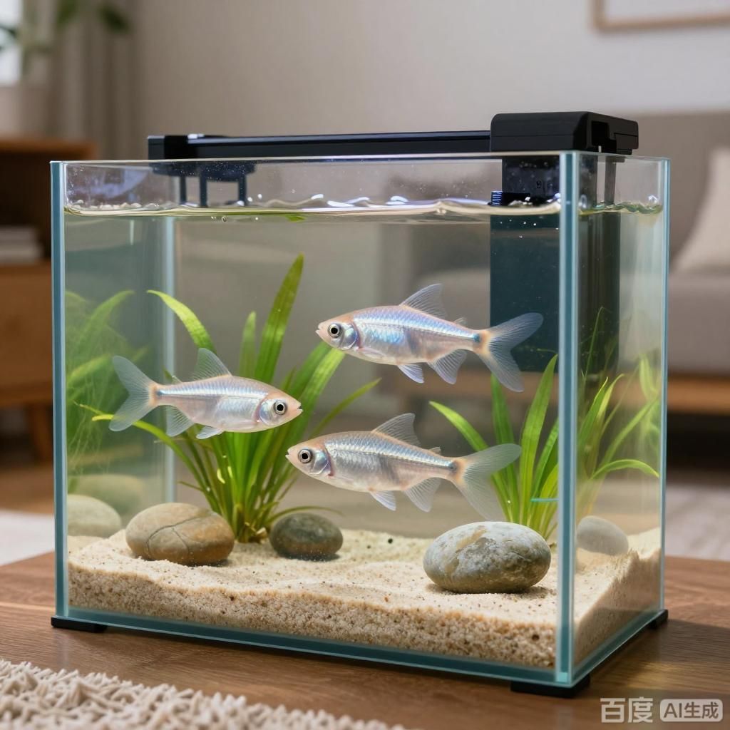 我用小缸養(yǎng)了3年的龍魚，我用小缸養(yǎng)了3年的龍魚，四張圖片均圍繞養(yǎng)了3年的小缸龍魚展開