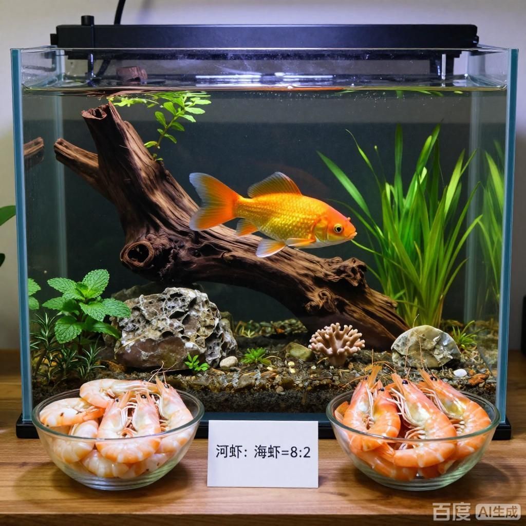 龍魚喂食河蝦和海蝦的比例，龍魚喂食河蝦和海蝦的比例是一個需要根據多種因素來調整的問題