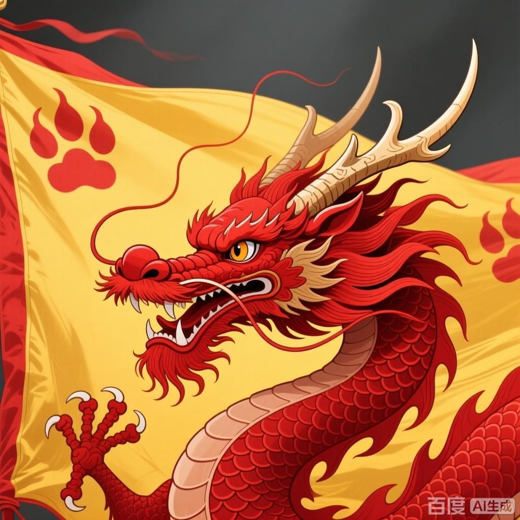 詳細解析紅龍旗的設計元素，紅龍旗的設計元素