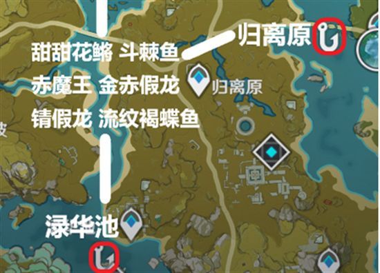 金赤假龍魚的垂釣難度如何？，《原神》中的金赤假龍魚怎么釣？