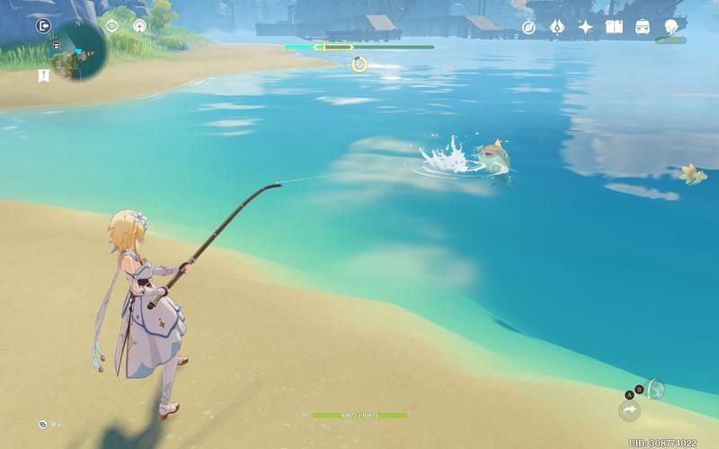 金赤假龍魚的垂釣難度如何？，《原神》中的金赤假龍魚怎么釣？
