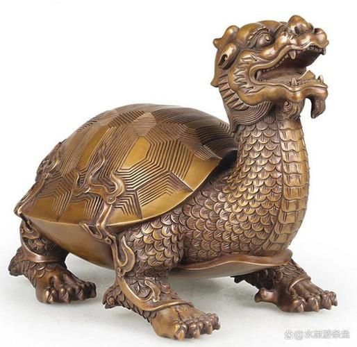 龍龜圖片高清無水印版，龍龜?shù)奈幕笳髋c古生物特征對比表