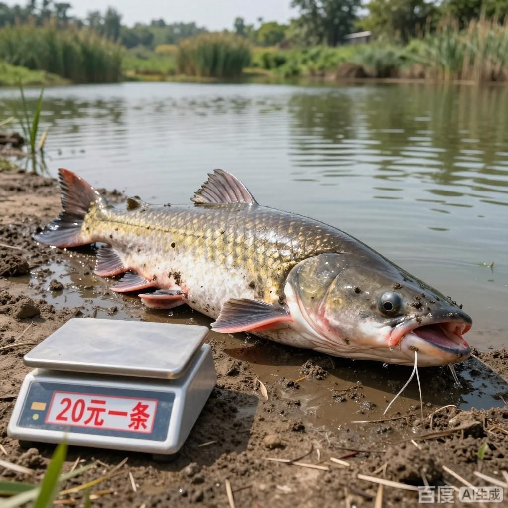 20元一條巨骨舌魚，20元一條巨骨舌魚,4張圖片均圍繞低價巨骨舌魚展開