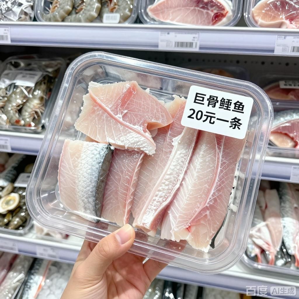 20元一條巨骨舌魚，20元一條巨骨舌魚,4張圖片均圍繞低價巨骨舌魚展開