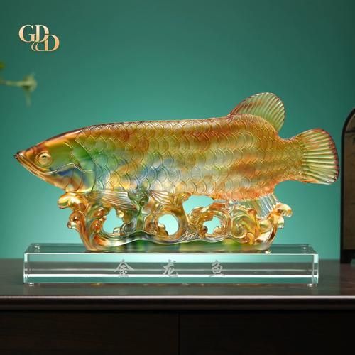 龍魚擺件有哪些材質，龍魚擺件材質詳解