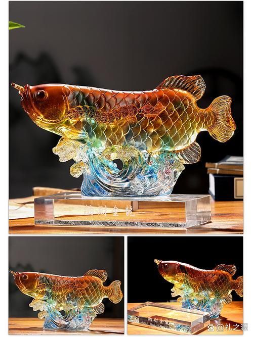 龍魚擺件有哪些材質，龍魚擺件材質詳解