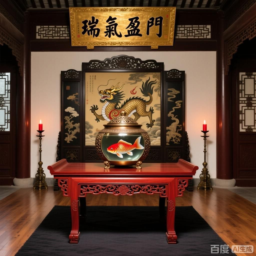 龍魚鎮宅有哪些傳說，龍魚鎮宅有哪些傳說，四幅圖圍繞龍魚鎮宅傳說展開