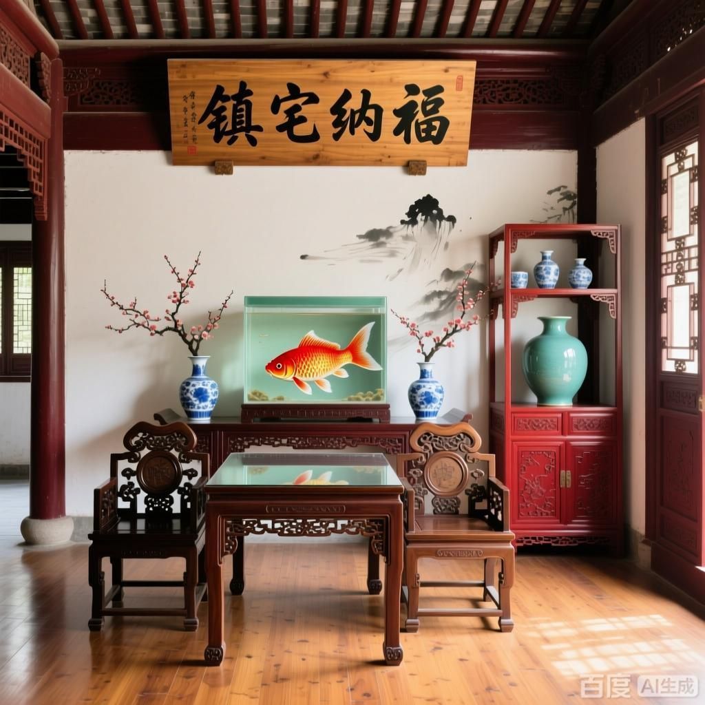 龍魚鎮宅有哪些傳說，龍魚鎮宅有哪些傳說，四幅圖圍繞龍魚鎮宅傳說展開