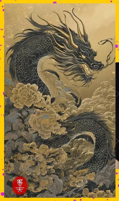 黑龍形象的藝術作品，黑龍在藝術中的表現形式