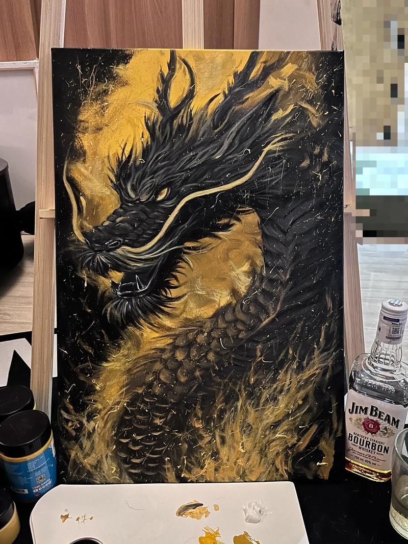 黑龍形象的藝術作品，黑龍在藝術中的表現形式